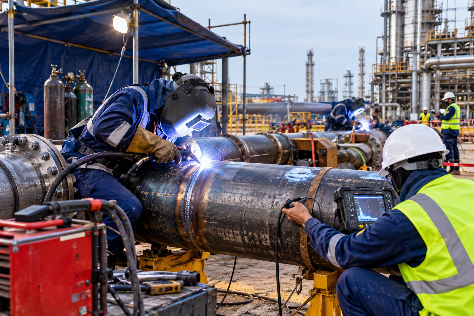 Industrial Pipeline Welding and Inspection 