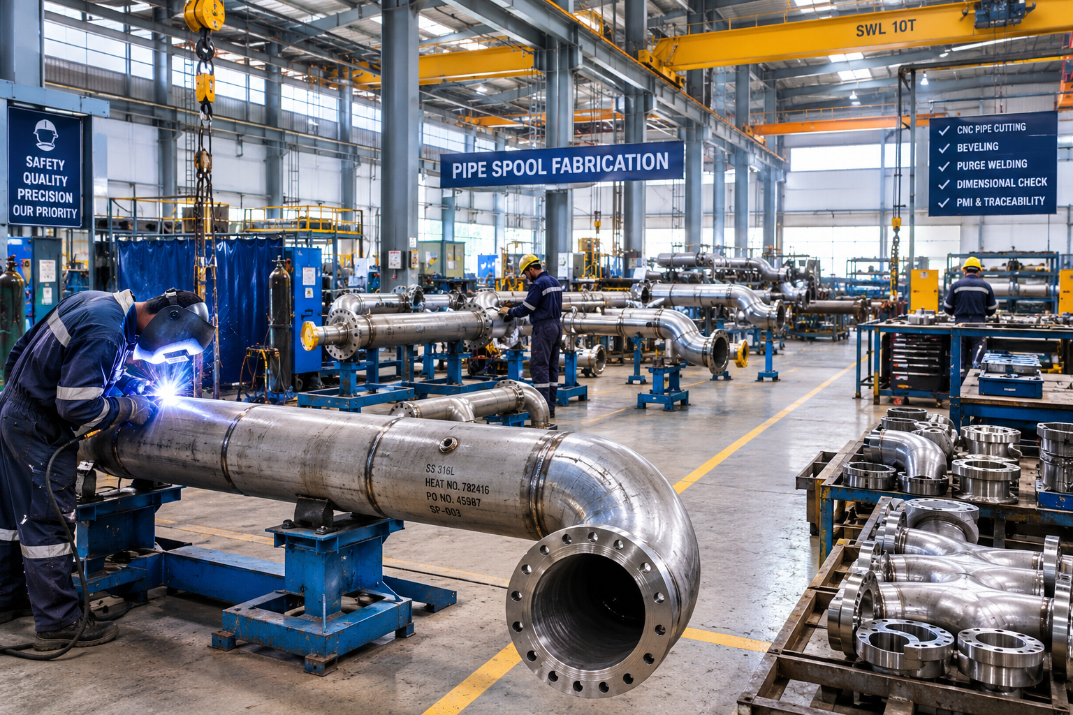 Pipe Spool Fabrication Workshop