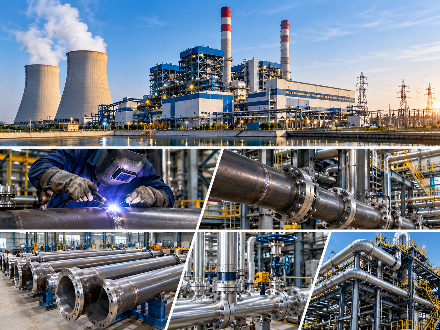 Power Plant and Pipework Montage