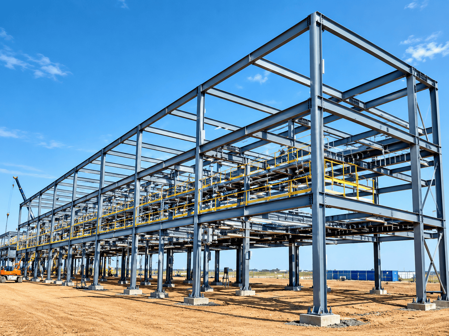 Steel Framework Industrial Plant Construction